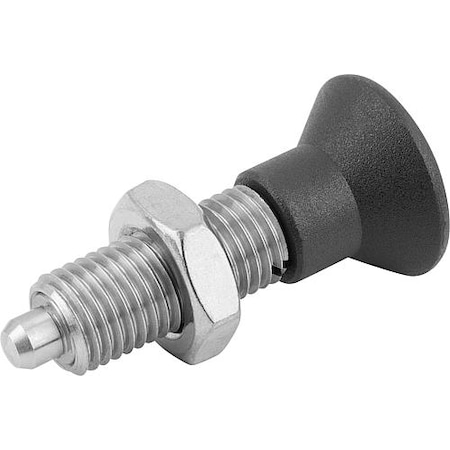 KIPP Indexing Plungers without collar, Style H, metric K0343.12903